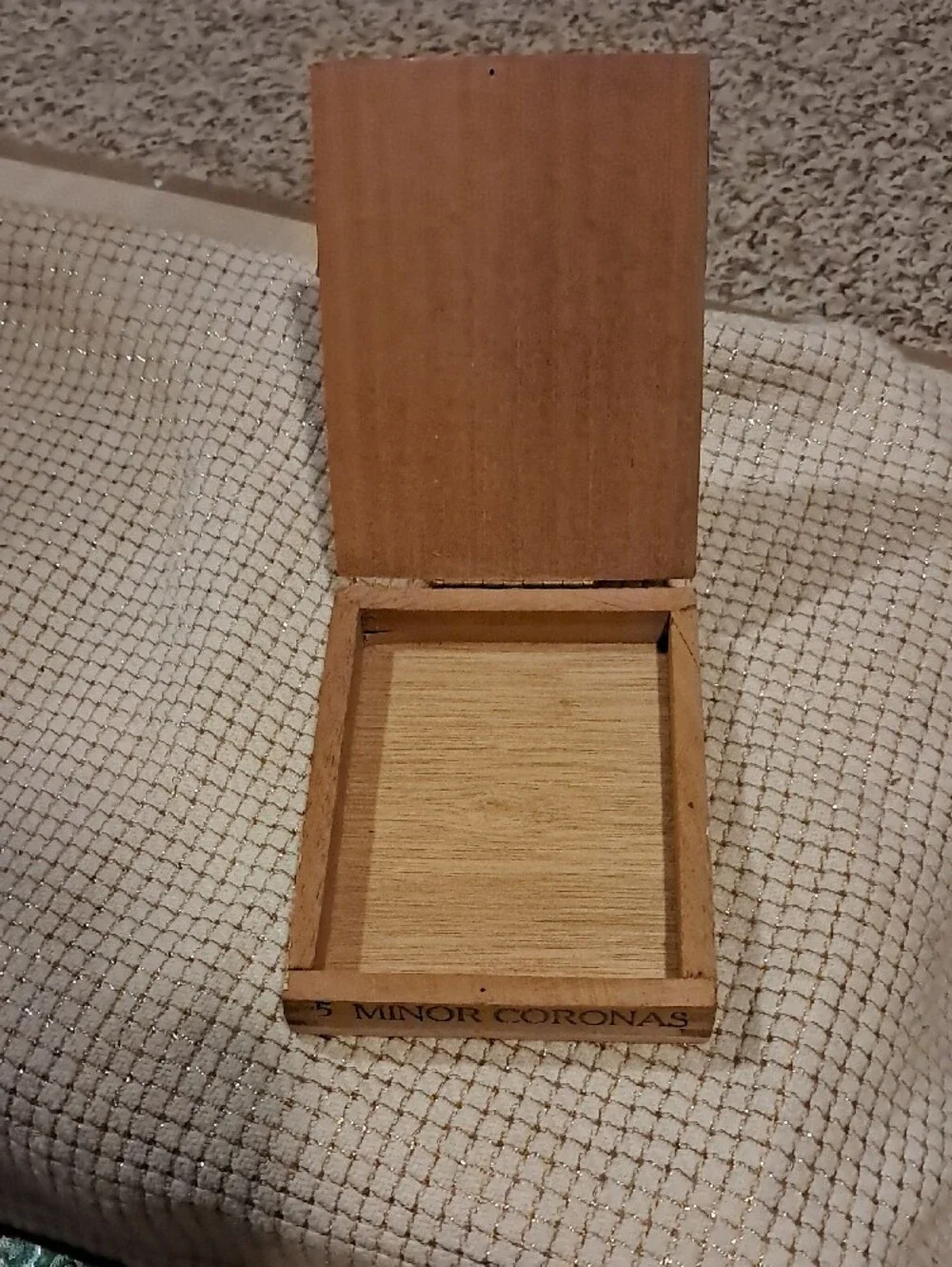 Wooden Cigar Box - Brown